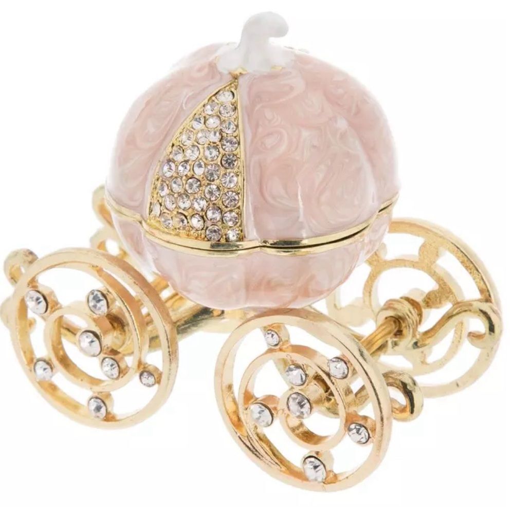 NEW! Carriage Jewelry Box Proposal Ring Box Wedding Gift NWT